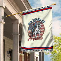America 250th Anniversary Patriotic Garden Flag American Flag Cowboy Rodeo 4th of July