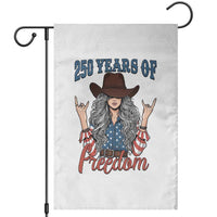 America 250th Anniversary Garden Flag Western Cowgirl American Flag 4th of July