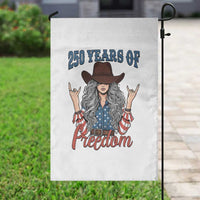 America 250th Anniversary Garden Flag Western Cowgirl American Flag 4th of July