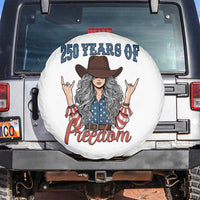 America 250th Anniversary Spare Tire Cover Western Cowgirl American Flag 4th of July