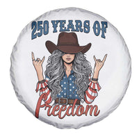 America 250th Anniversary Spare Tire Cover Western Cowgirl American Flag 4th of July