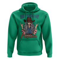 America 250th Anniversary Hoodie Western Cowgirl American Flag 4th of July