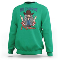 America 250th Anniversary Sweatshirt Western Cowgirl American Flag 4th of July