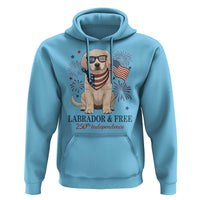250th America Anniversary Hoodie Labrador Retriever American Flag 4th of July