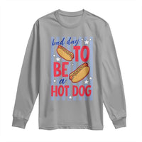 Bad Day To Be A Hot Dog Long Sleeve Shirt 4th of July Summer Beach