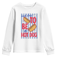 Bad Day To Be A Hot Dog Youth Sweatshirt 4th of July Summer Beach