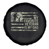 My Favorite Veteran is My Dad Spare Tire Cover Veteran Dad Camo American Flag
