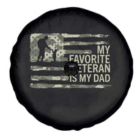 My Favorite Veteran is My Dad Spare Tire Cover Veteran Dad Camo American Flag