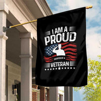 Proud Daughter Veteran Nothing Scares Garden Flag Military Family Pride American Flag