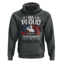 Proud Daughter Veteran Nothing Scares Hoodie Military Family Pride American Flag