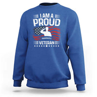 Proud Daughter Veteran Nothing Scares Sweatshirt Military Family Pride American Flag
