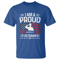 Proud Daughter Veteran Nothing Scares T Shirt Military Family Pride American Flag