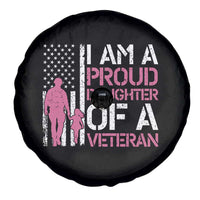 Proud Daughter Veteran Nothing Scares Spare Tire Cover Patriotic Military Family Support