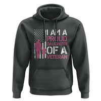 Proud Daughter Veteran Nothing Scares Hoodie Patriotic Military Family Support