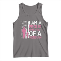Proud Daughter Veteran Nothing Scares Tank Top Patriotic Military Family Support