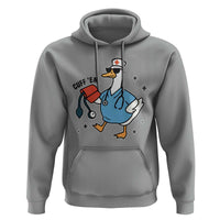 Funny Silly Goose ER Nurse Hoodie Cuff 'Em - Wonder Print Shop