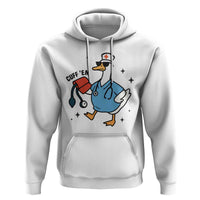 Funny Silly Goose ER Nurse Hoodie Cuff 'Em - Wonder Print Shop