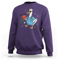 Funny Silly Goose ER Nurse Sweatshirt Cuff 'Em - Wonder Print Shop