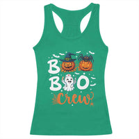 Boo Boo Crew Nurse Ghost Halloween Racerback Tank Top - Wonder Print Shop