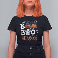 Boo Boo Crew Nurse Ghost Halloween T Shirt For Women - Wonder Print Shop
