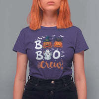 Boo Boo Crew Nurse Ghost Halloween T Shirt For Women - Wonder Print Shop