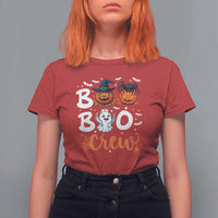 Boo Boo Crew Nurse Ghost Halloween T Shirt For Women - Wonder Print Shop