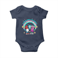 If You Are Happy And You Know It It Is Your Meds Baby Onesie Funny Pills Mental Health - Wonder Print Shop