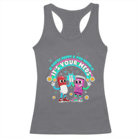 If You Are Happy And You Know It It Is Your Meds Racerback Tank Top Funny Pills Mental Health - Wonder Print Shop