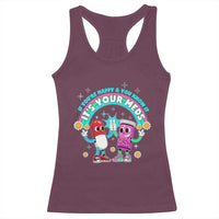 If You Are Happy And You Know It It Is Your Meds Racerback Tank Top Funny Pills Mental Health - Wonder Print Shop