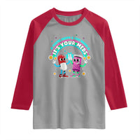 If You Are Happy And You Know It It Is Your Meds Raglan Shirt Funny Pills Mental Health - Wonder Print Shop
