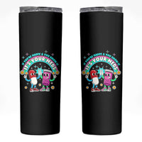 If You Are Happy And You Know It It Is Your Meds Skinny Tumbler Funny Pills Mental Health