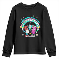 If You Are Happy And You Know It It Is Your Meds Youth Sweatshirt Funny Pills Mental Health - Wonder Print Shop