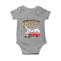 Registered Goose Nurse Baby Onesie Honk If It Is An Emergency - Wonder Print Shop