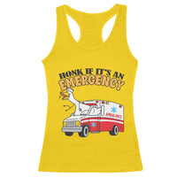 Registered Goose Nurse Racerback Tank Top Honk If It Is An Emergency - Wonder Print Shop