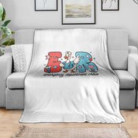 ER Nurse Silly Goose Throw Blanket Funny Emergency Department - Wonder Print Shop