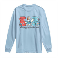 ER Nurse Silly Goose Long Sleeve Shirt Funny Emergency Department - Wonder Print Shop