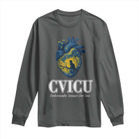 CVICU Nurse Cat Starry Night Long Sleeve Shirt Cardiovascular Intensive Care Unit - Wonder Print Shop