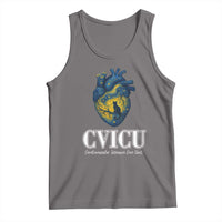 CVICU Nurse Cat Starry Night Tank Top Cardiovascular Intensive Care Unit - Wonder Print Shop
