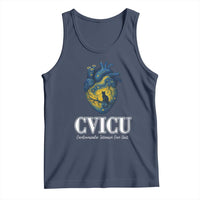 CVICU Nurse Cat Starry Night Tank Top Cardiovascular Intensive Care Unit - Wonder Print Shop