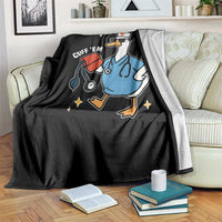 Cuff 'Em ER Nurse Throw Blanket Funny Silly Goose Meme - Wonder Print Shop