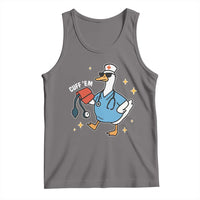 Cuff 'Em ER Nurse Tank Top Funny Silly Goose Meme - Wonder Print Shop