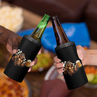 Funny Bigfoot 4 in 1 Can Cooler Tumbler Sasquatch Drinking Beer Racing Car