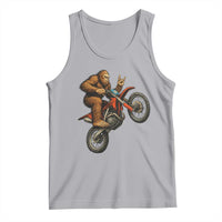 Bigfoot Dirt Bike Tank Top Motocross Sasquatch Rock On Hand - Wonder Print Shop