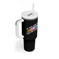 Funny Racing Tumbler With Handle If You Are Not First You Are Last