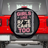 Racing Girl Spare Tire Cover Girls Like Race Cars Too - Wonder Print Shop