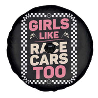 Racing Girl Spare Tire Cover Girls Like Race Cars Too - Wonder Print Shop