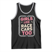 Racing Girl Tank Top Girls Like Race Cars Too - Wonder Print Shop