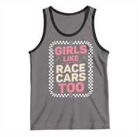 Racing Girl Tank Top Girls Like Race Cars Too - Wonder Print Shop