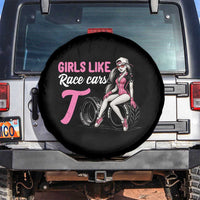 Racing Car Girl Spare Tire Cover Girls Like Race Cars Too - Wonder Print Shop