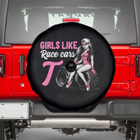 Racing Car Girl Spare Tire Cover Girls Like Race Cars Too - Wonder Print Shop
